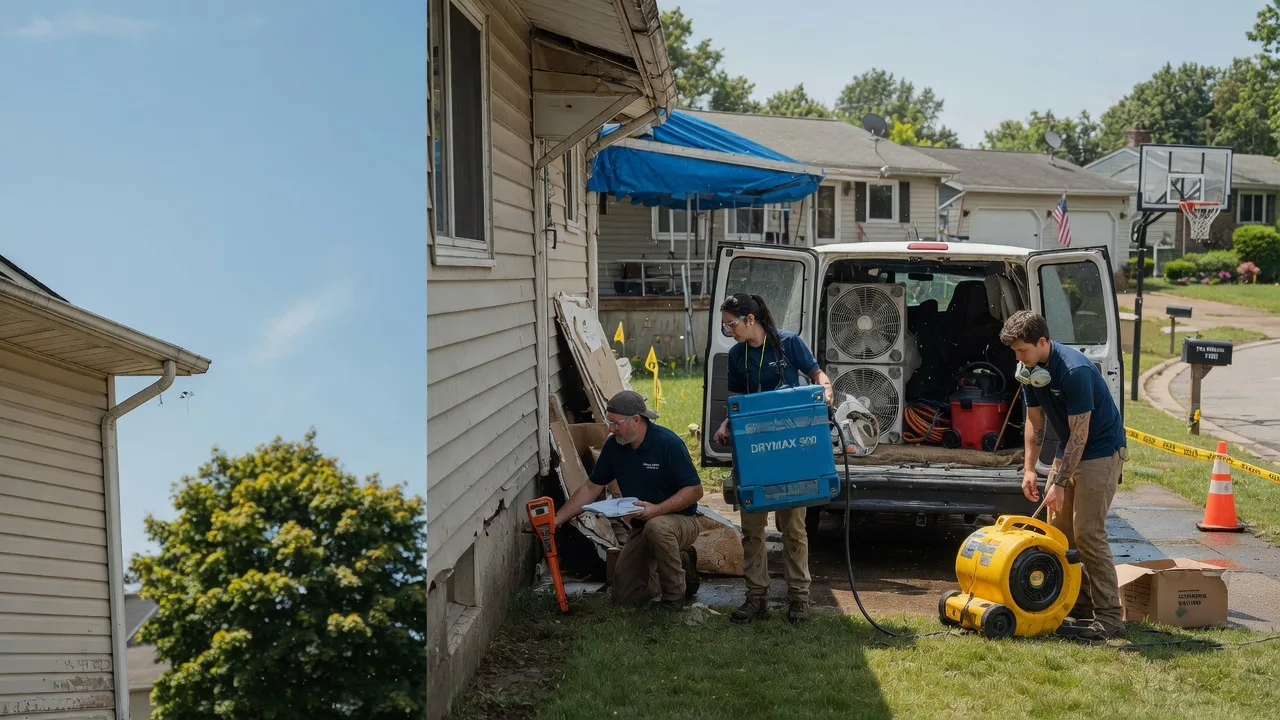 Ceiling Leak Cleanup in West Lebanon, NY near me